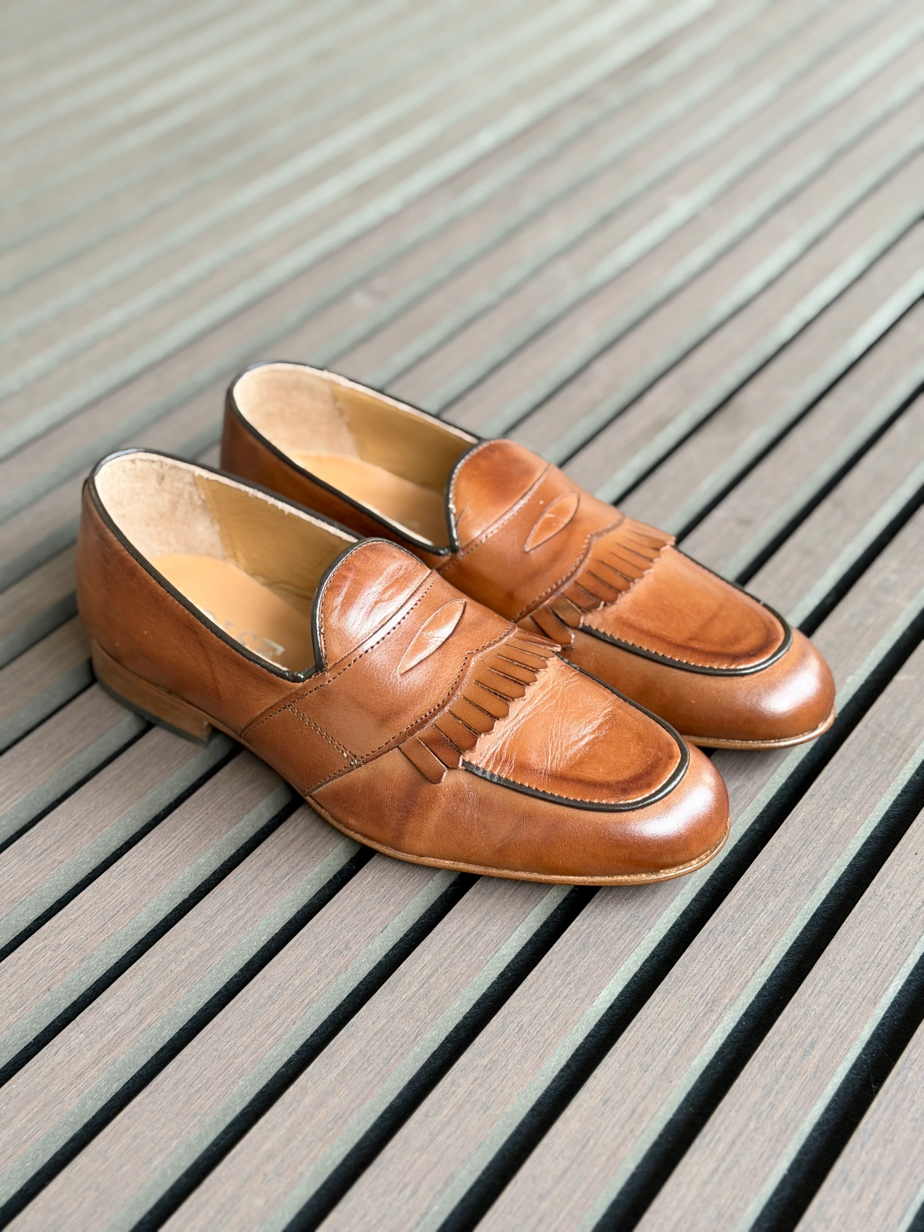 MOCASSINO PELLE CUOIO - N. 40/44