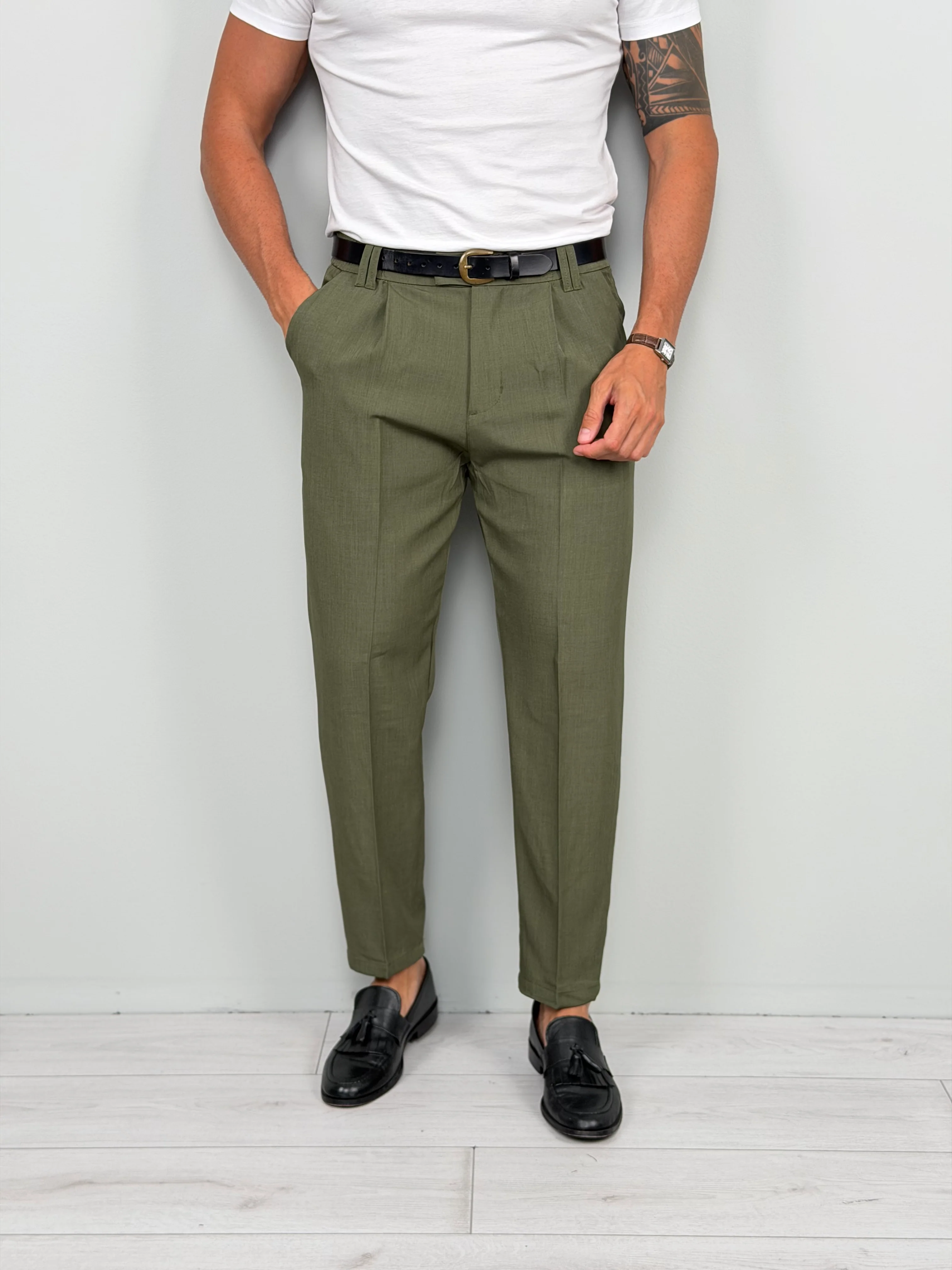 PANTALONE NORI MOD CAPRI - TASCA POSTERIORE - Image 2