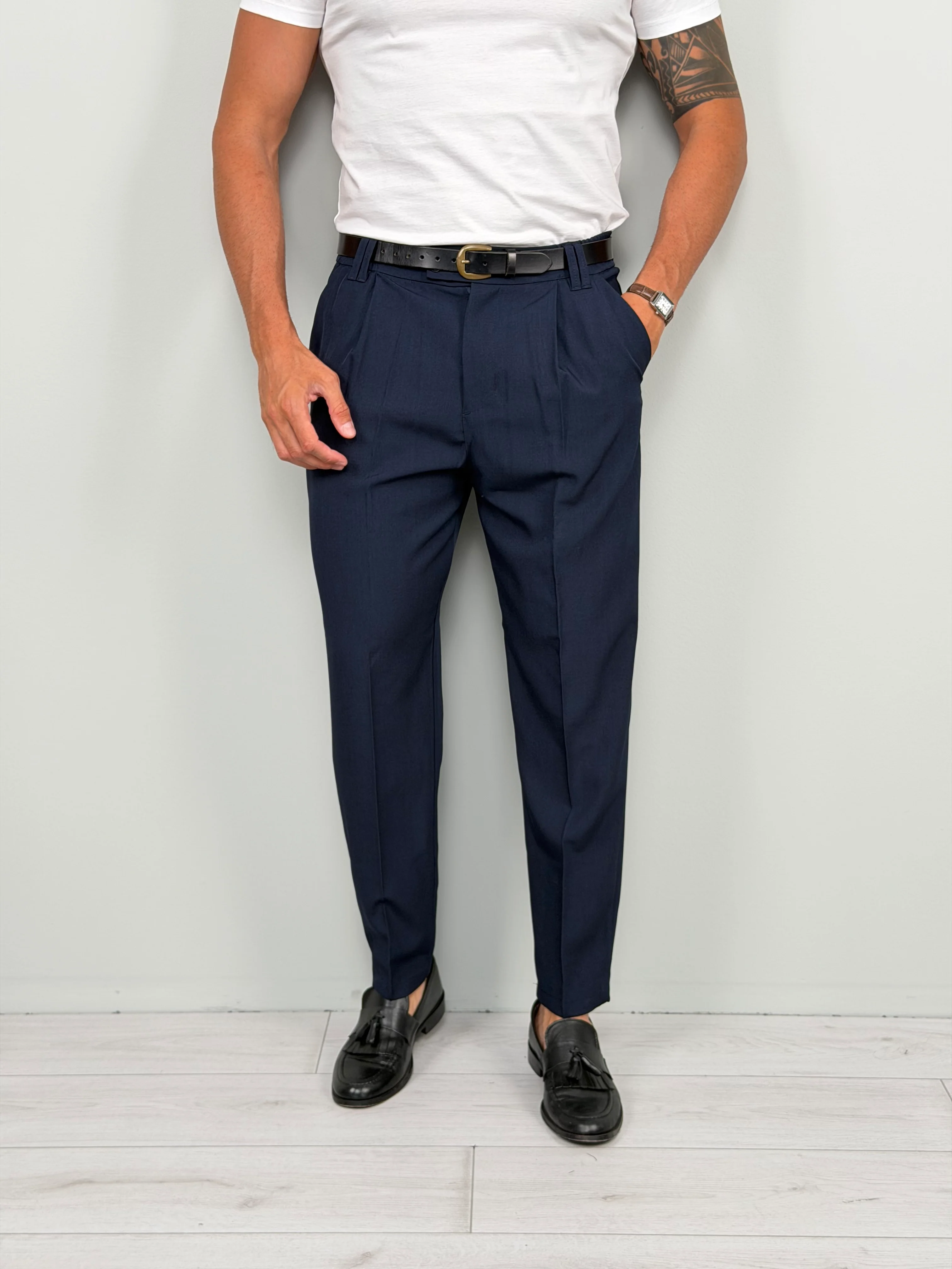 PANTALONE NORI MOD CAPRI - TASCA POSTERIORE - Image 4