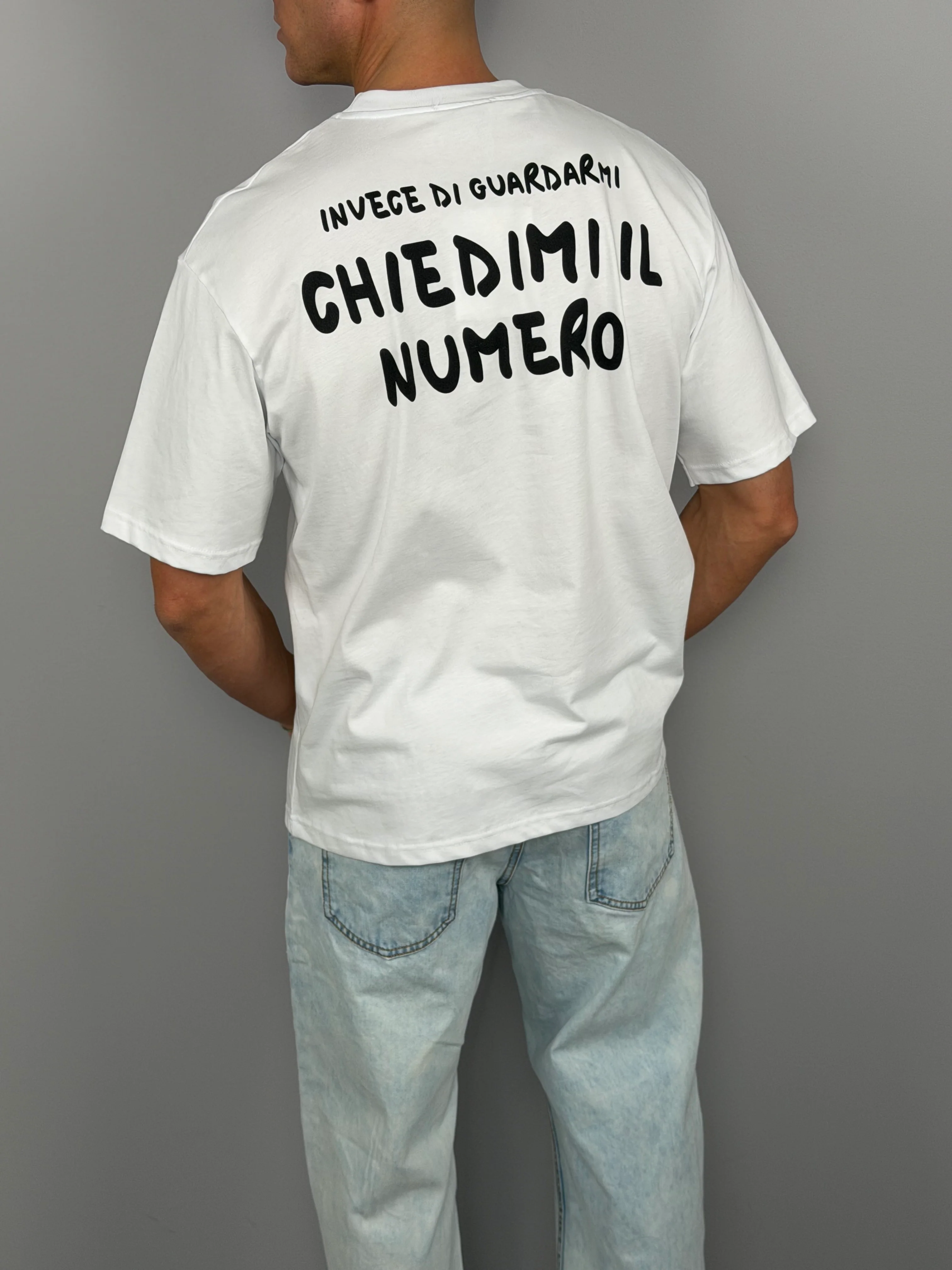 T-SHIRT SCRITTA V1 - Tg.XS Nera - Image 3